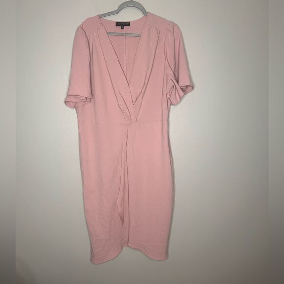 Eloquii Surplice Dress - Picture 1 of 6